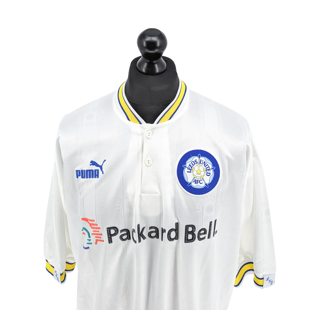 Leeds United home football shirt 1996/98
