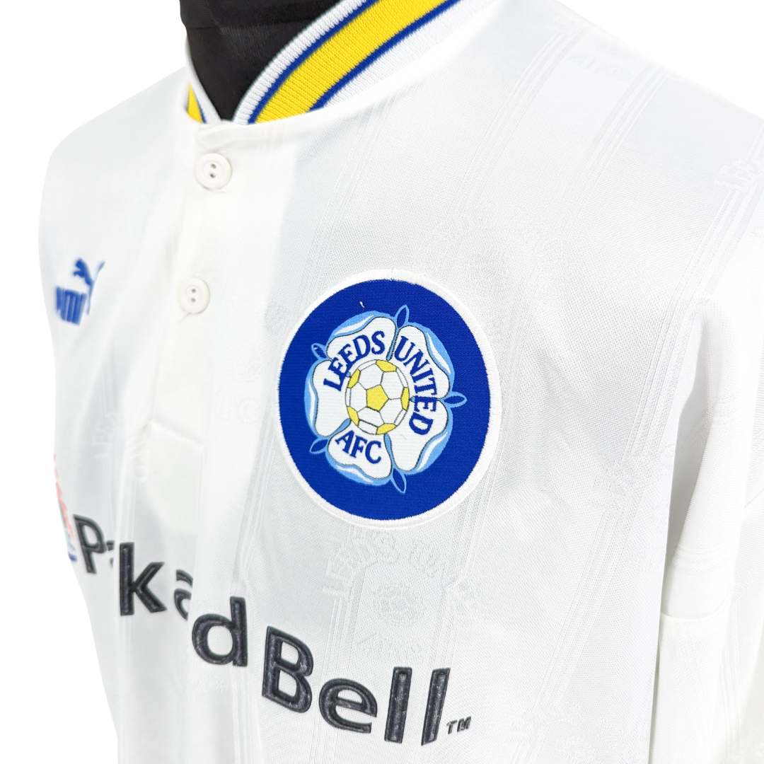 Leeds United home football shirt 1996/98
