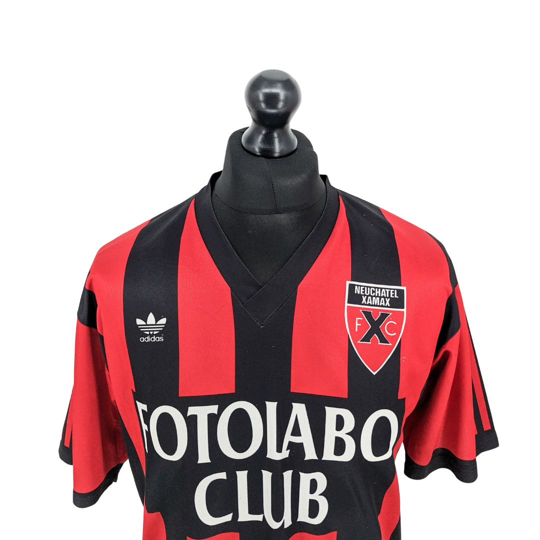 Neuchâtel Xamax home football shirt 1990/91