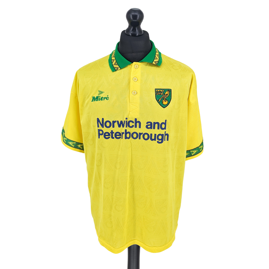 Norwich City home football shirt 1994/96