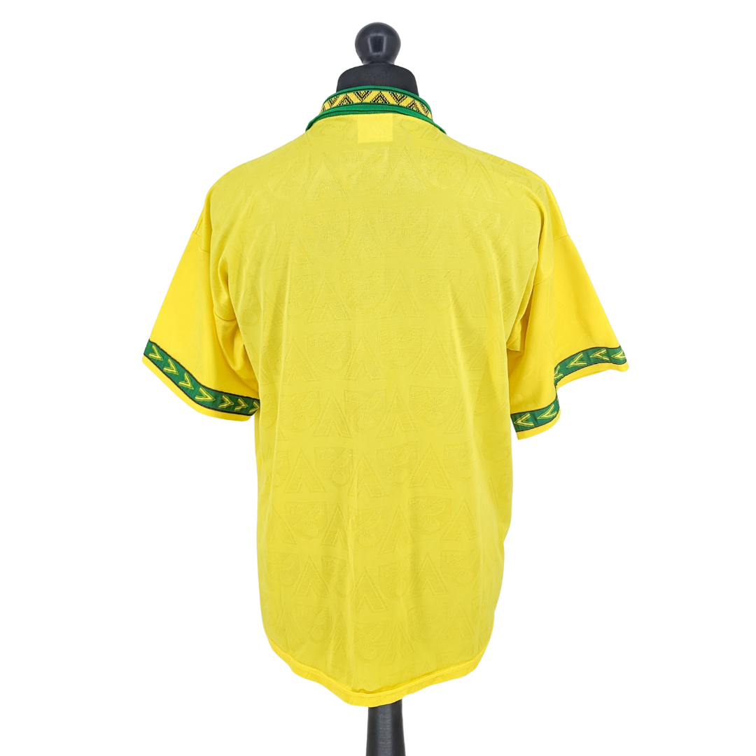 Norwich City home football shirt 1994/96