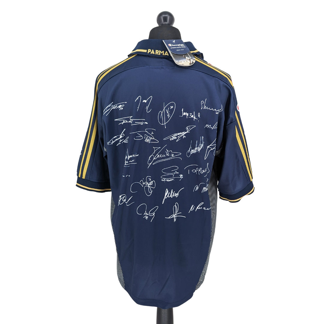 Parma signed 'Finale TIM Cup' away football shirt 2001/02
