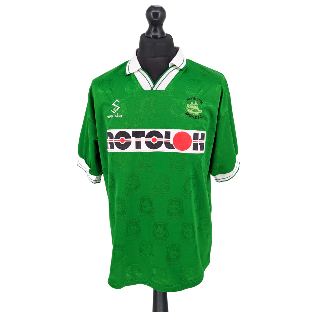 Plymouth Argyle away football shirt 1997/98