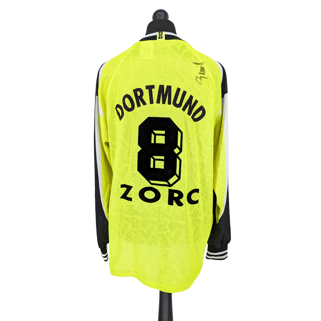 Borussia Dortmund signed home football shirt 1995/96