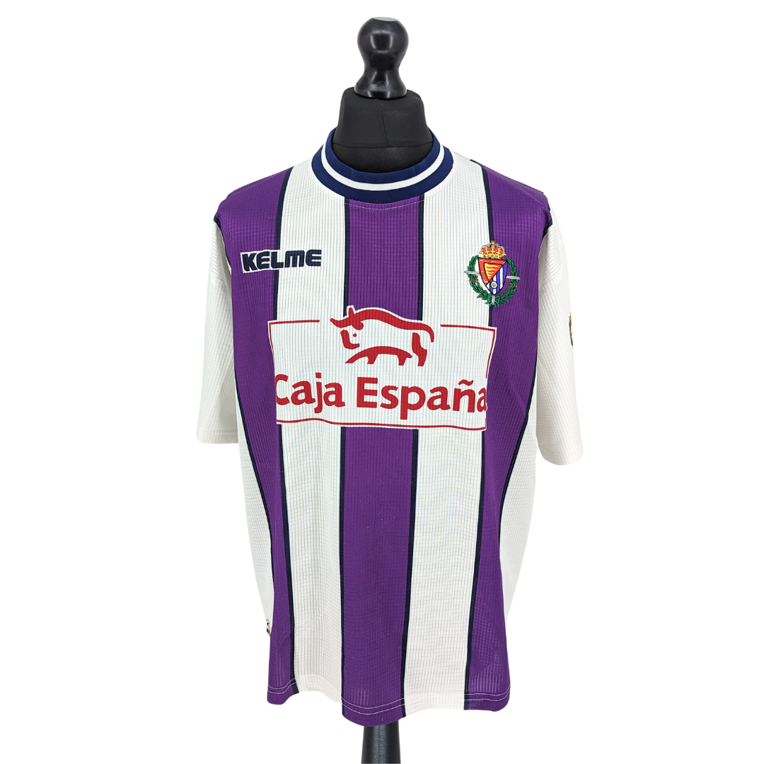 Real Valladolid home football shirt 1999/01