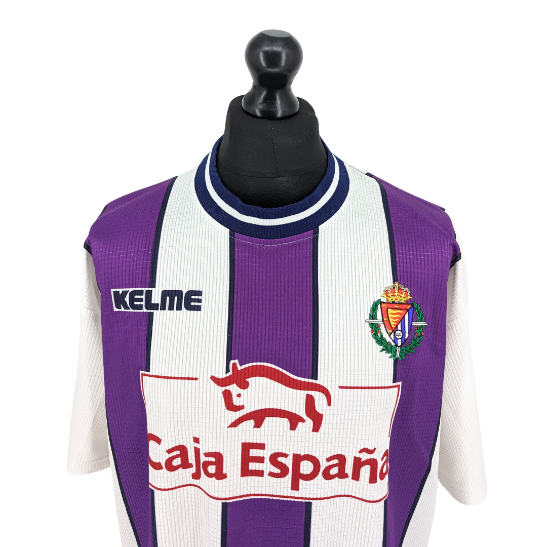 Real Valladolid home football shirt 1999/01