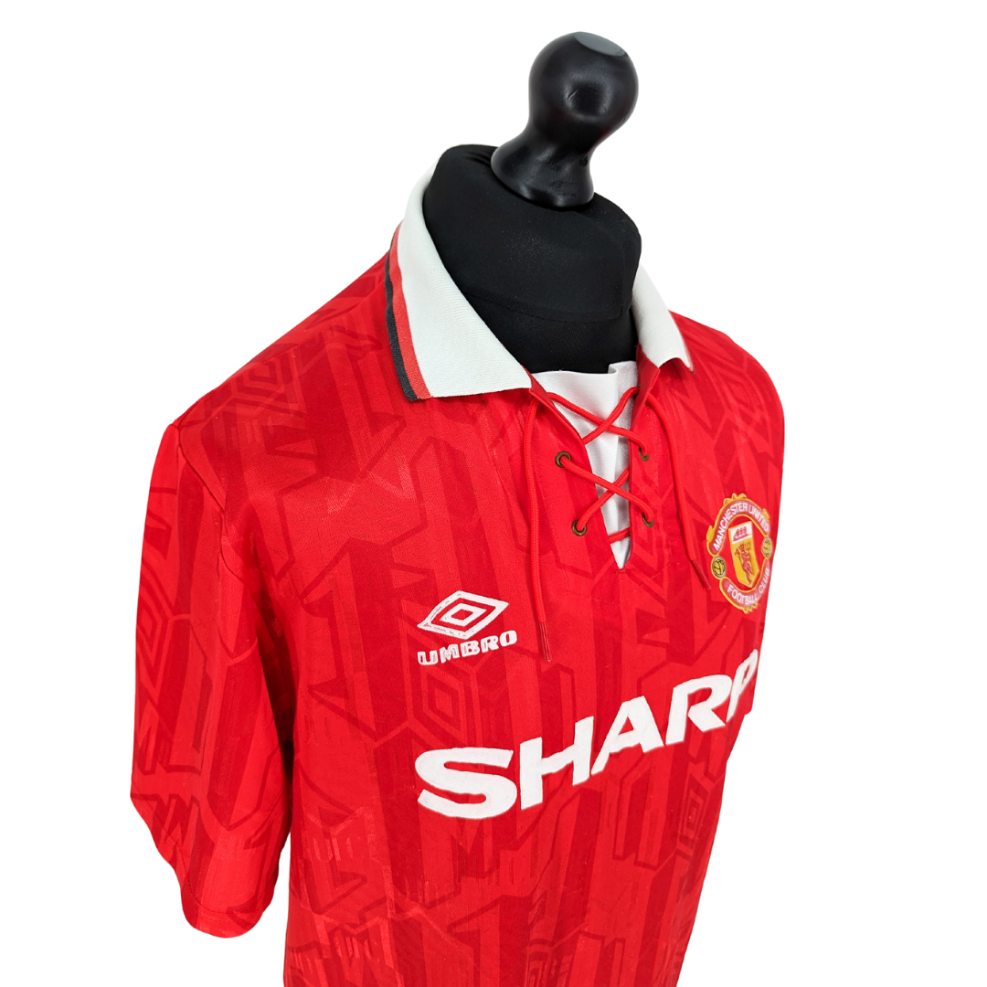 Manchester United home football shirt 1992/94