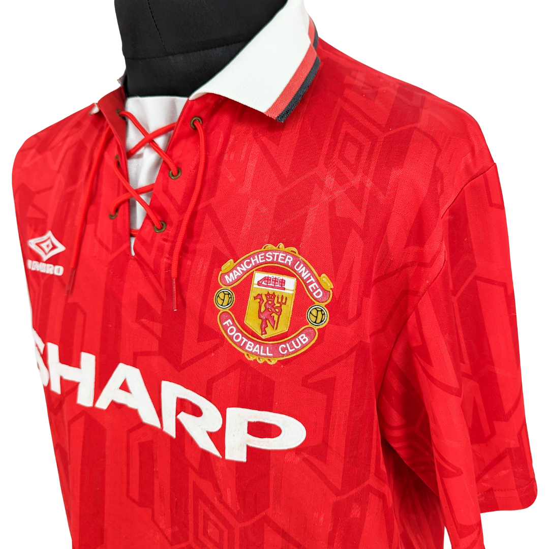 Manchester United home football shirt 1992/94