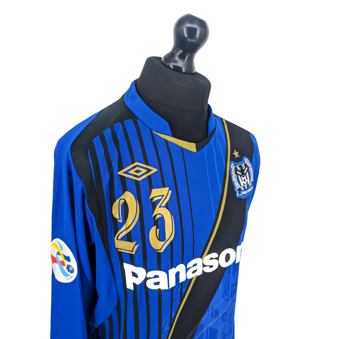 Gamba Osaka signed cup home football shirt 2009/10