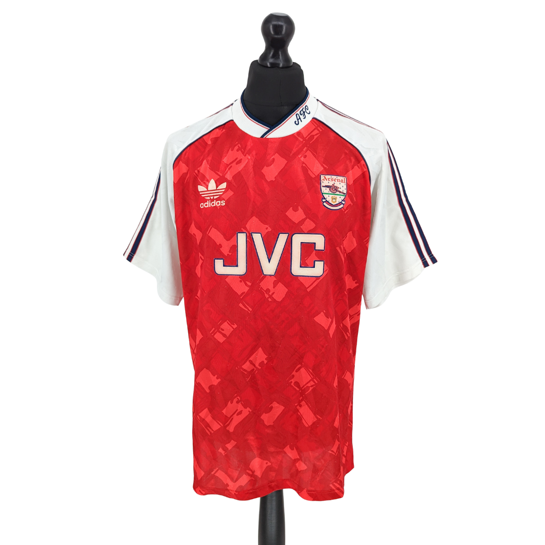 Arsenal home football shirt 1990/92