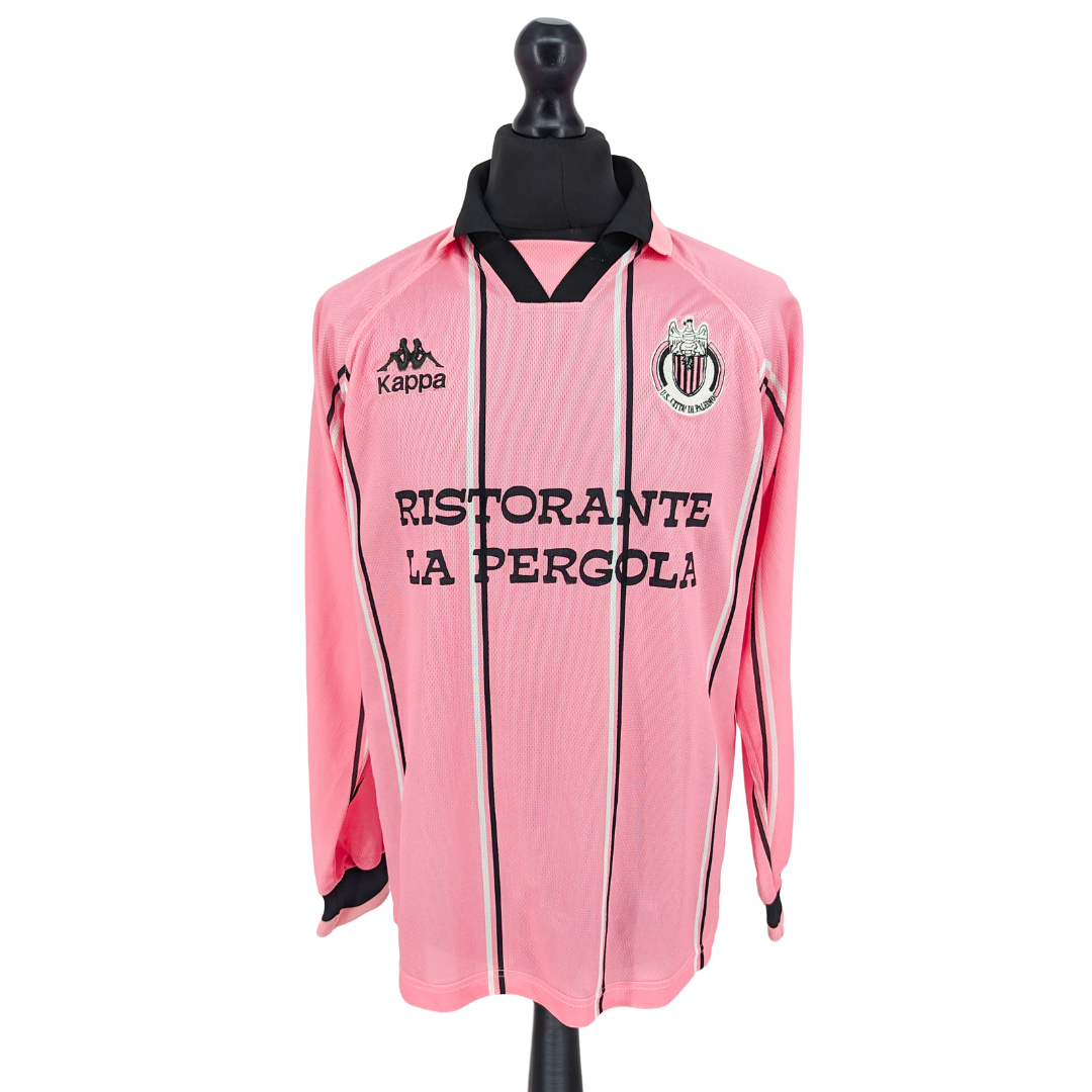 1996-98 Palermo *MATCH ISSUE* home jersey (#15) - XL