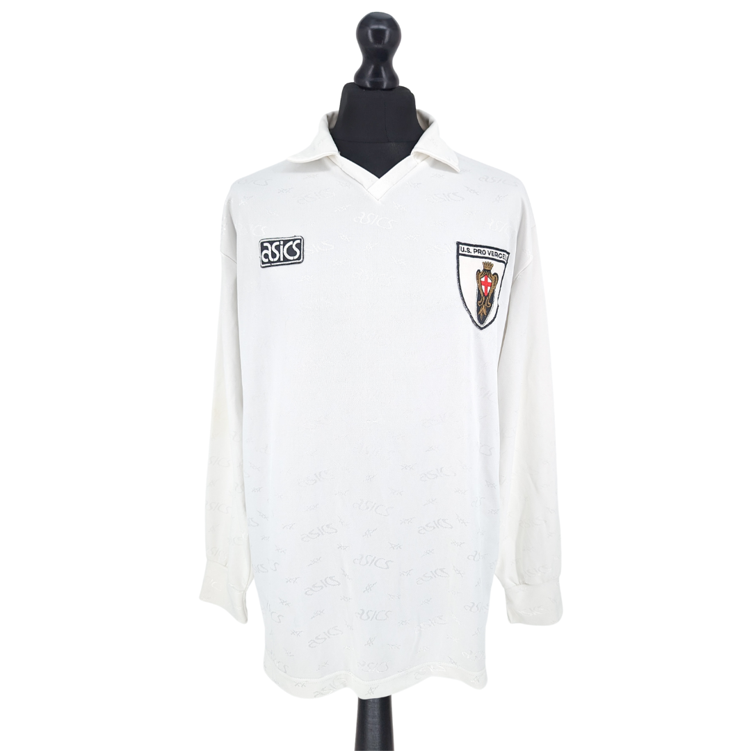 Pro Vercelli home football shirt 1990/91