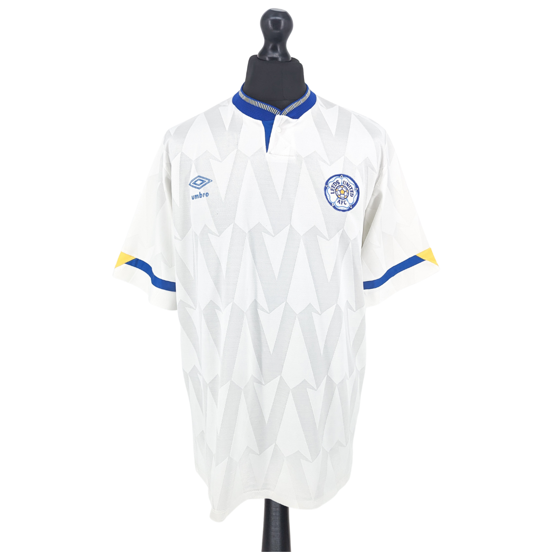 Leeds United home football shirt 1990/92