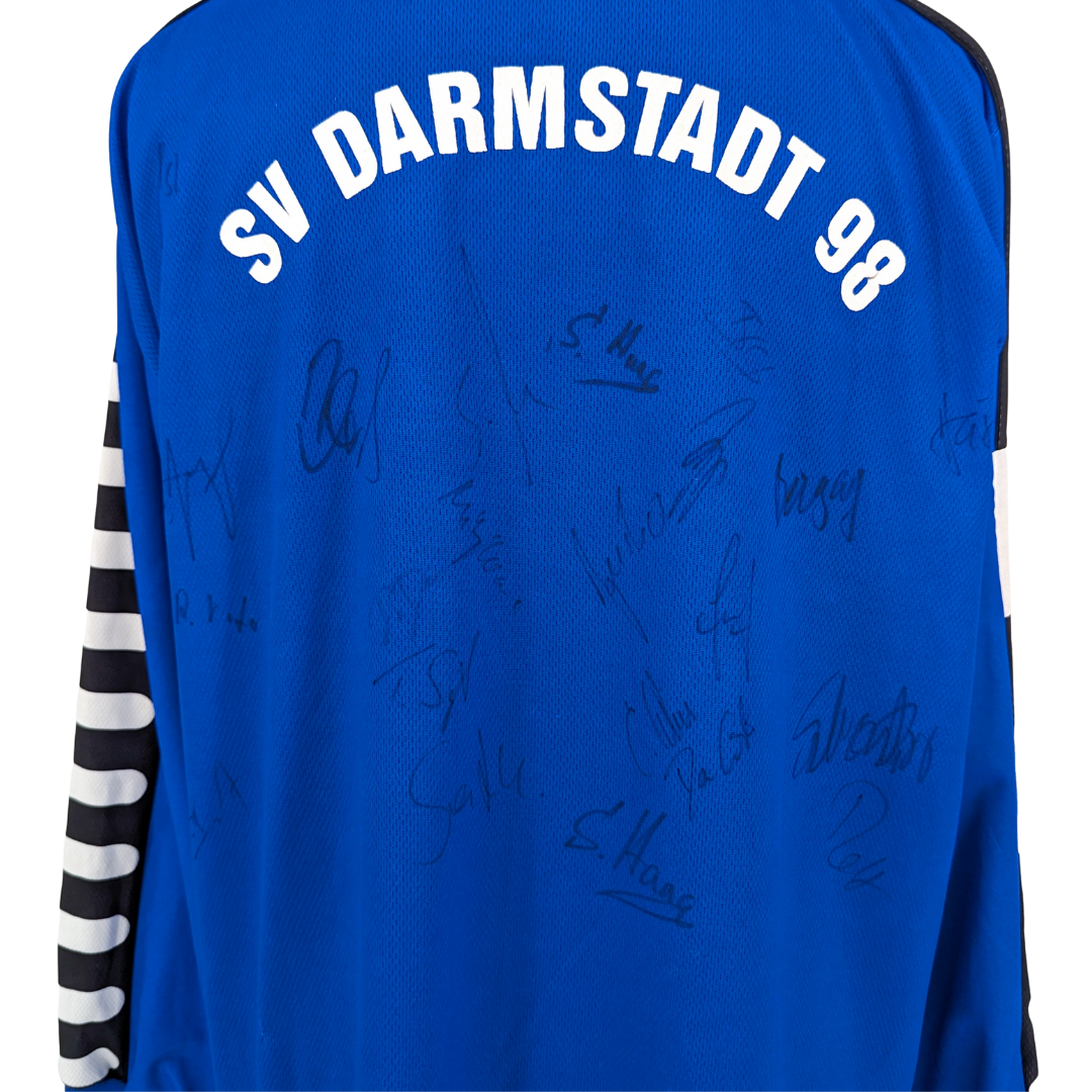 Darmstadt signed home football shirt 2001/02