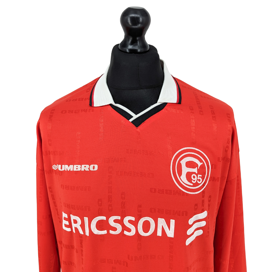 Fortuna Dusseldorf U19 home football shirt 1998/99