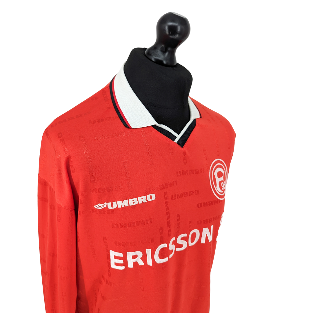 Fortuna Dusseldorf U19 home football shirt 1998/99