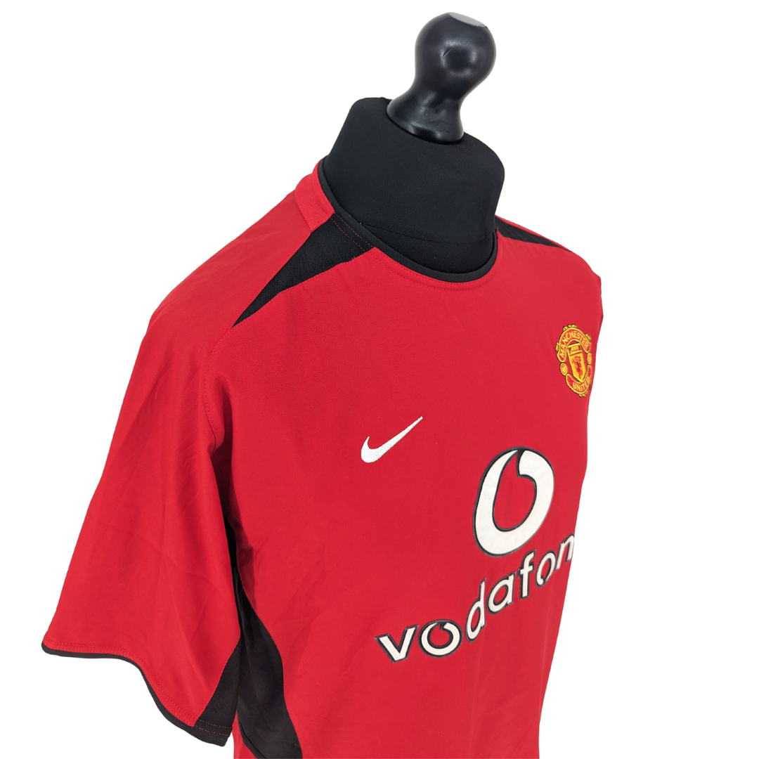 Manchester United home football shirt 2002/04