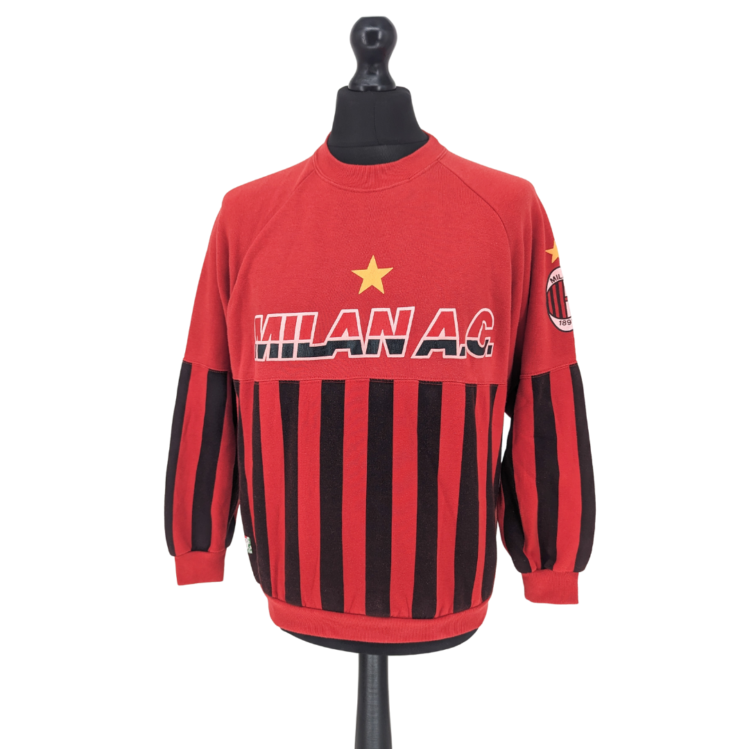 AC Milan football sweatshirt 1990/91