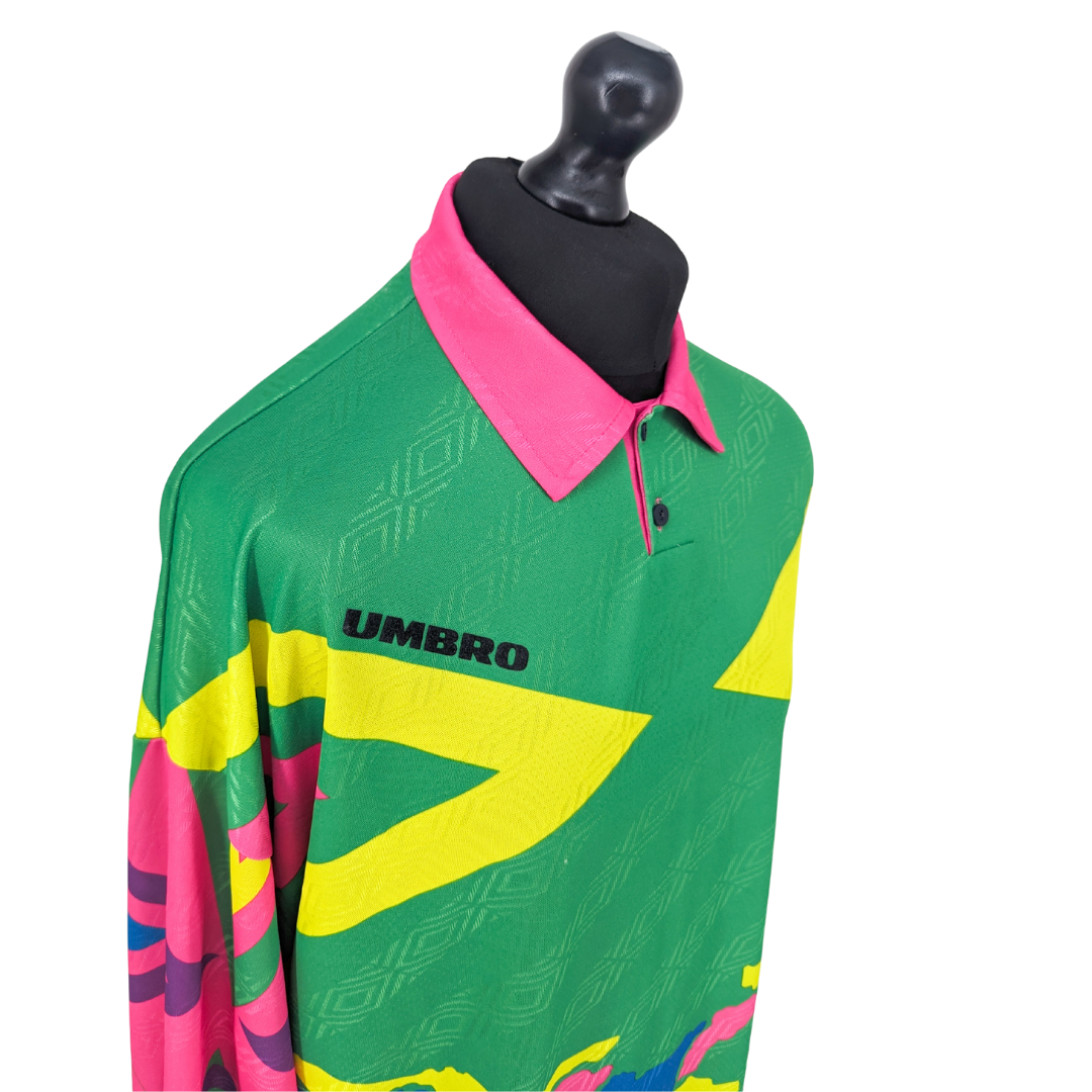 Umbro template goalkeeper football shirt 1994/97