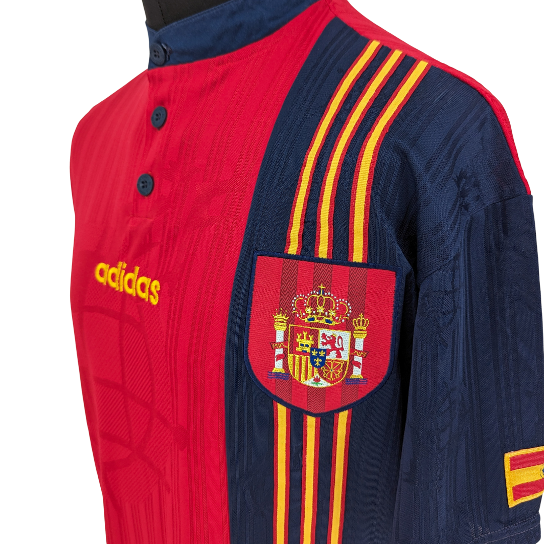 Spain home football shirt 1996/98 - (XL)