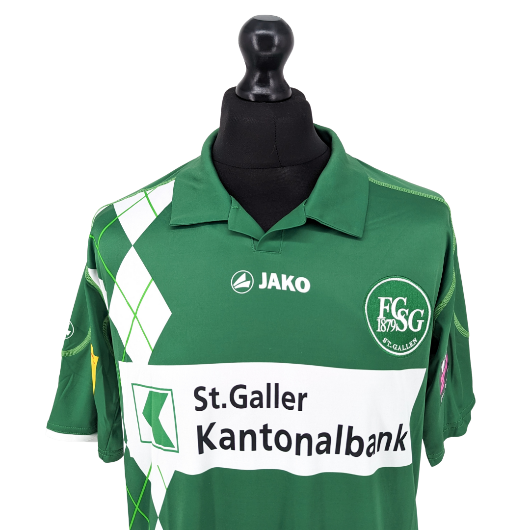 Saint Gallen signed home football shirt 2010/12