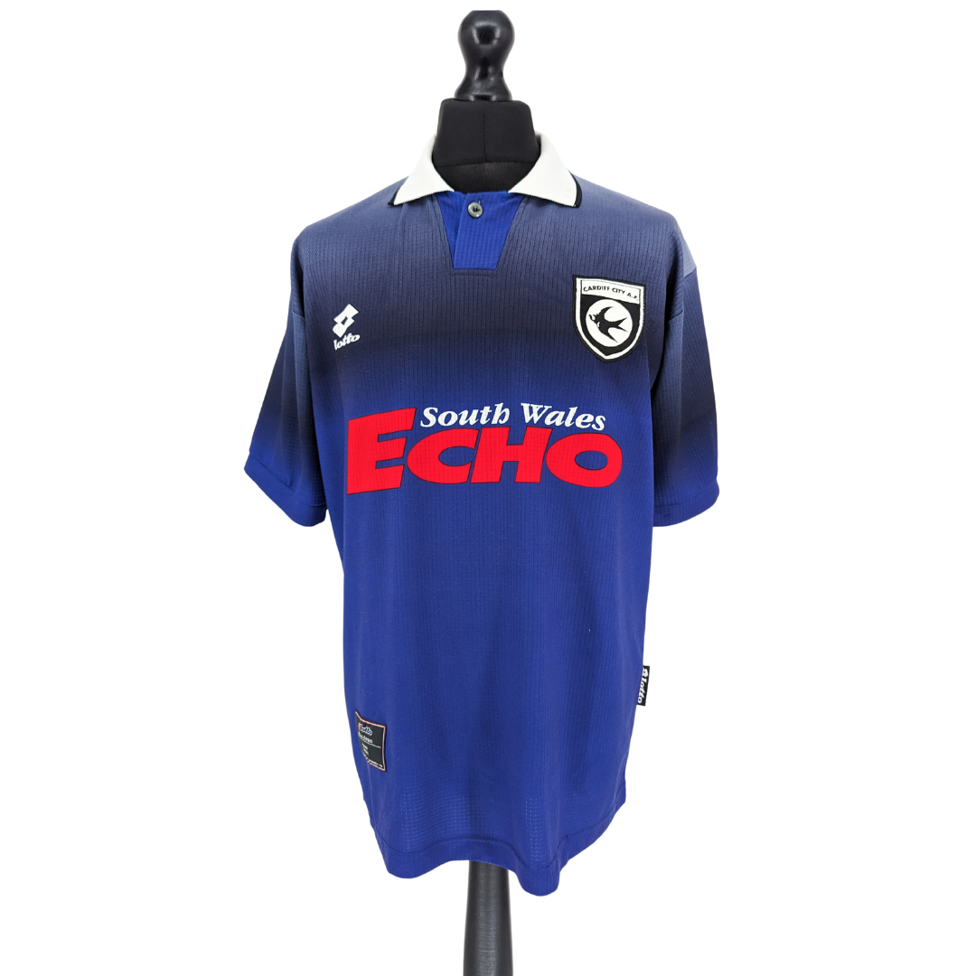 Cardiff City home football shirt 1996/97 - (S)