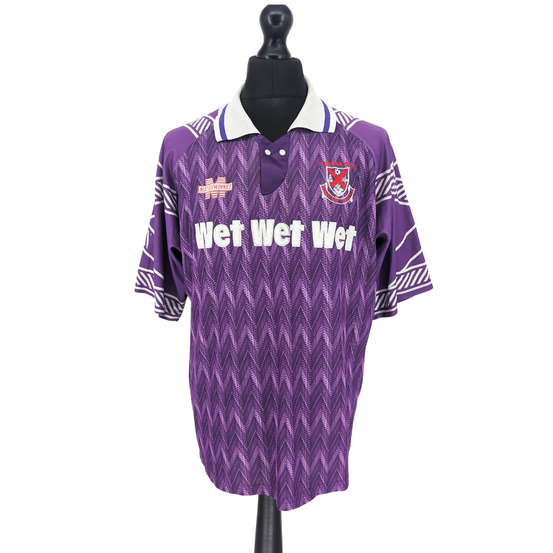 Clydebank away football shirt 1993/95