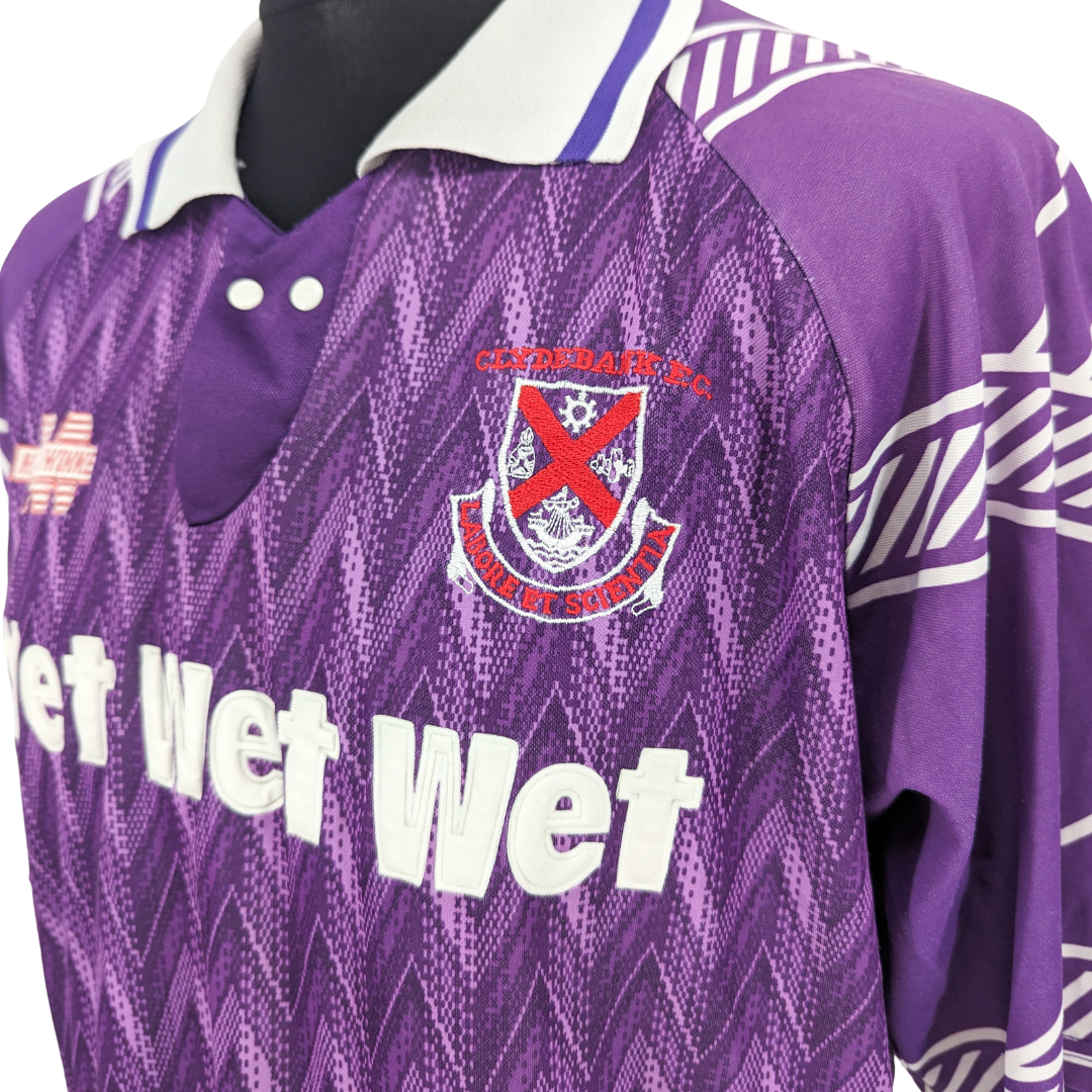 Clydebank away football shirt 1993/95