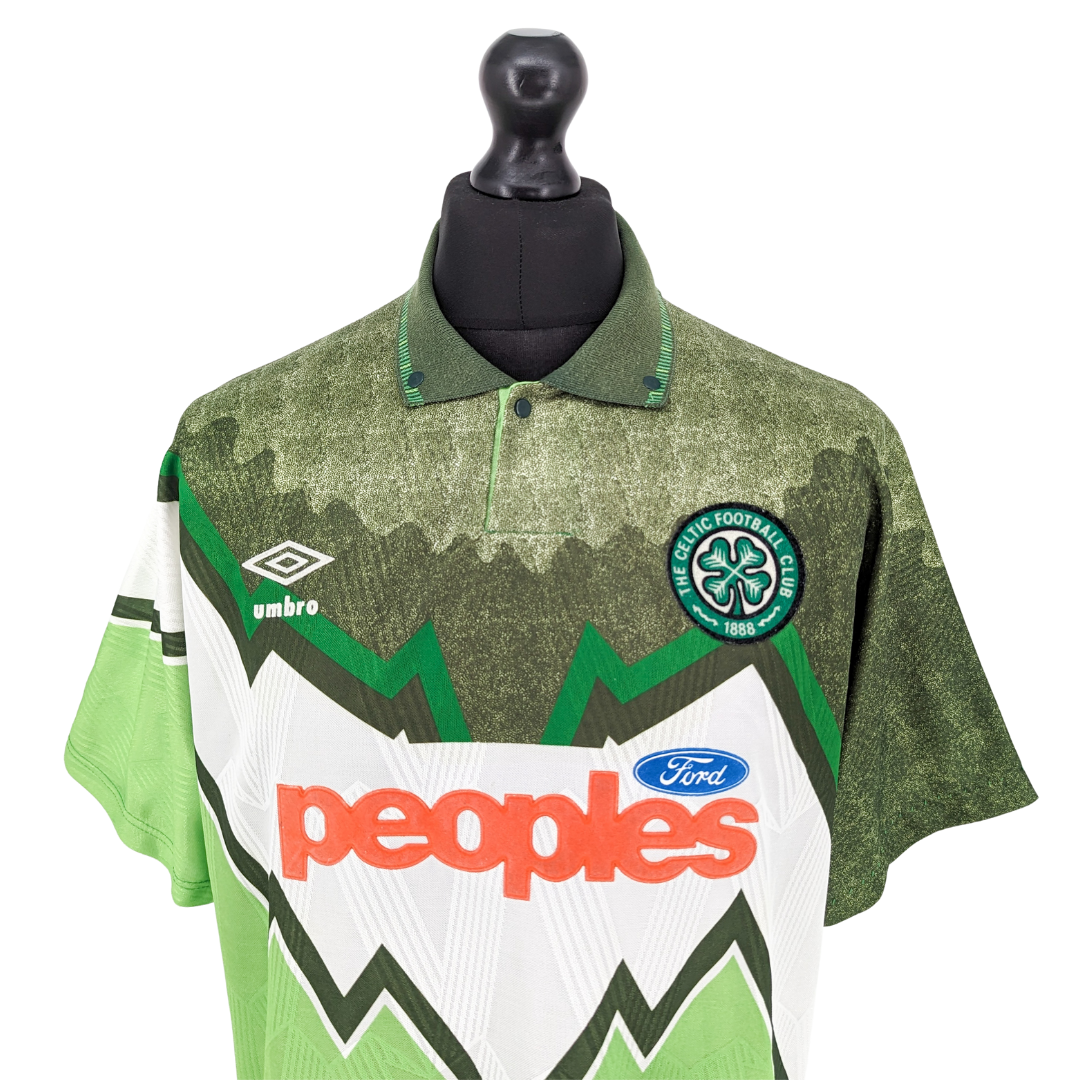 Celtic away football shirt 1991/92