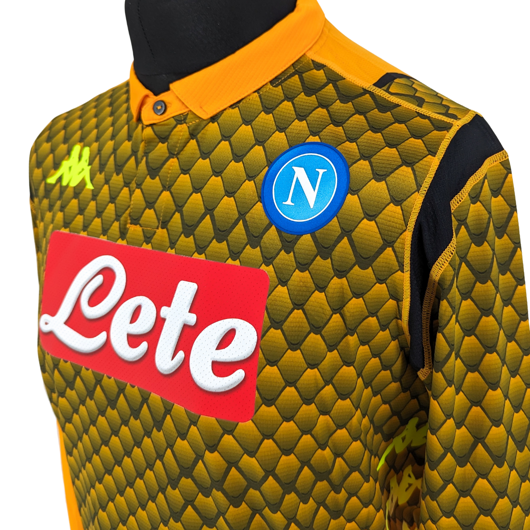 Napoli european goalkeeper football shirt 2018/19