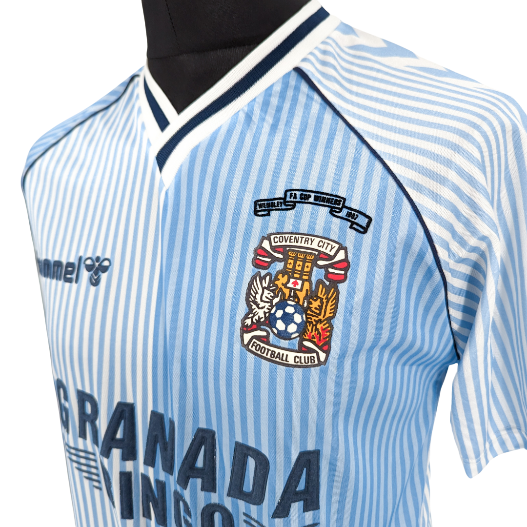 Coventry City 'FA Cup Winners' home football shirt 1987/89
