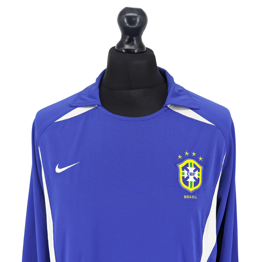 Brazil away football shirt 2002/04