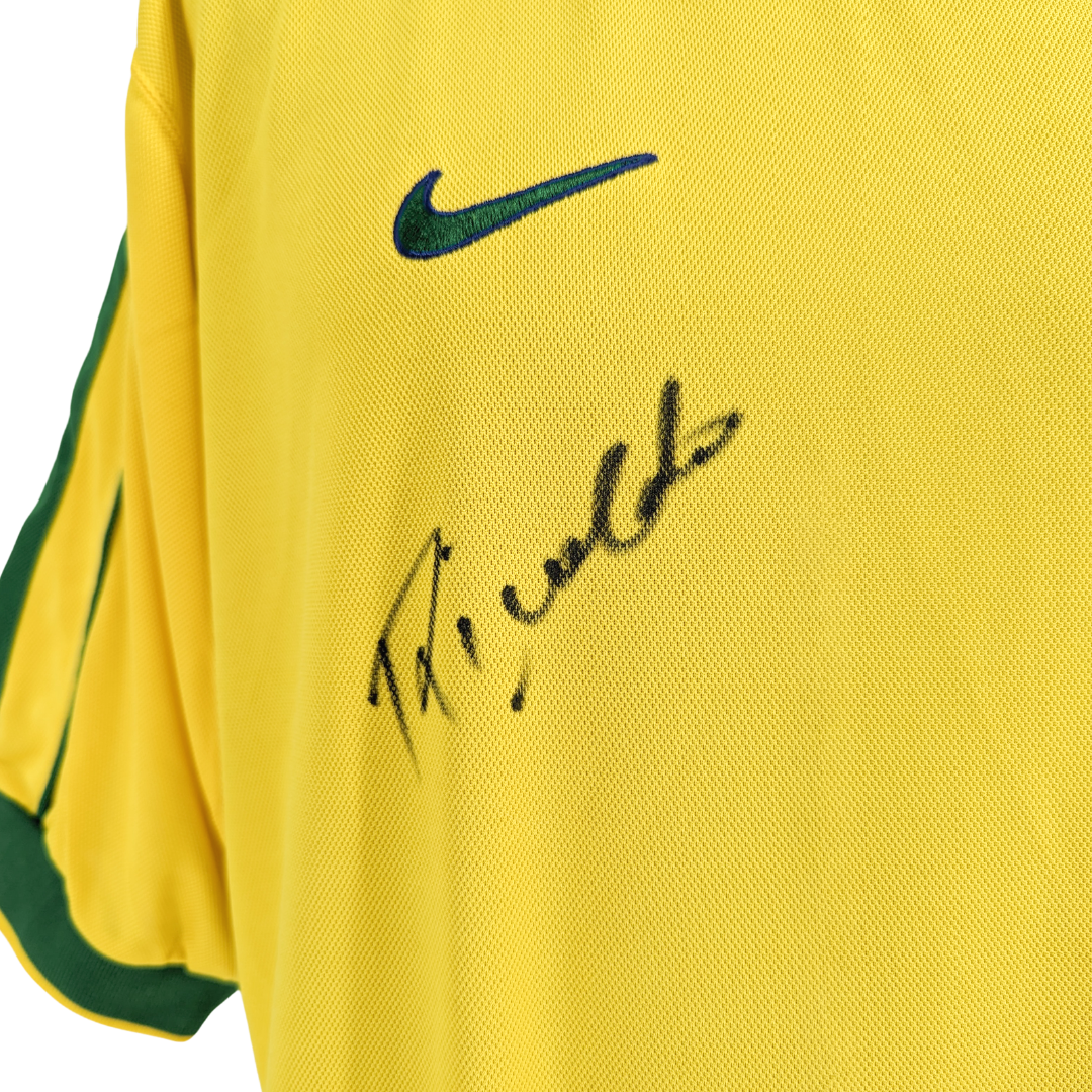 Brazil signed home football shirt 1998/00