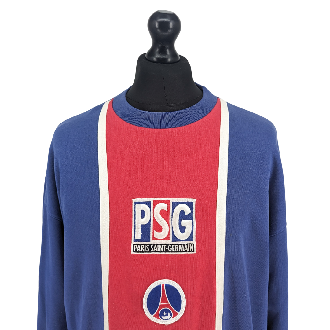 Paris Saint Germain training football sweatshirt 1996/97 - (L)