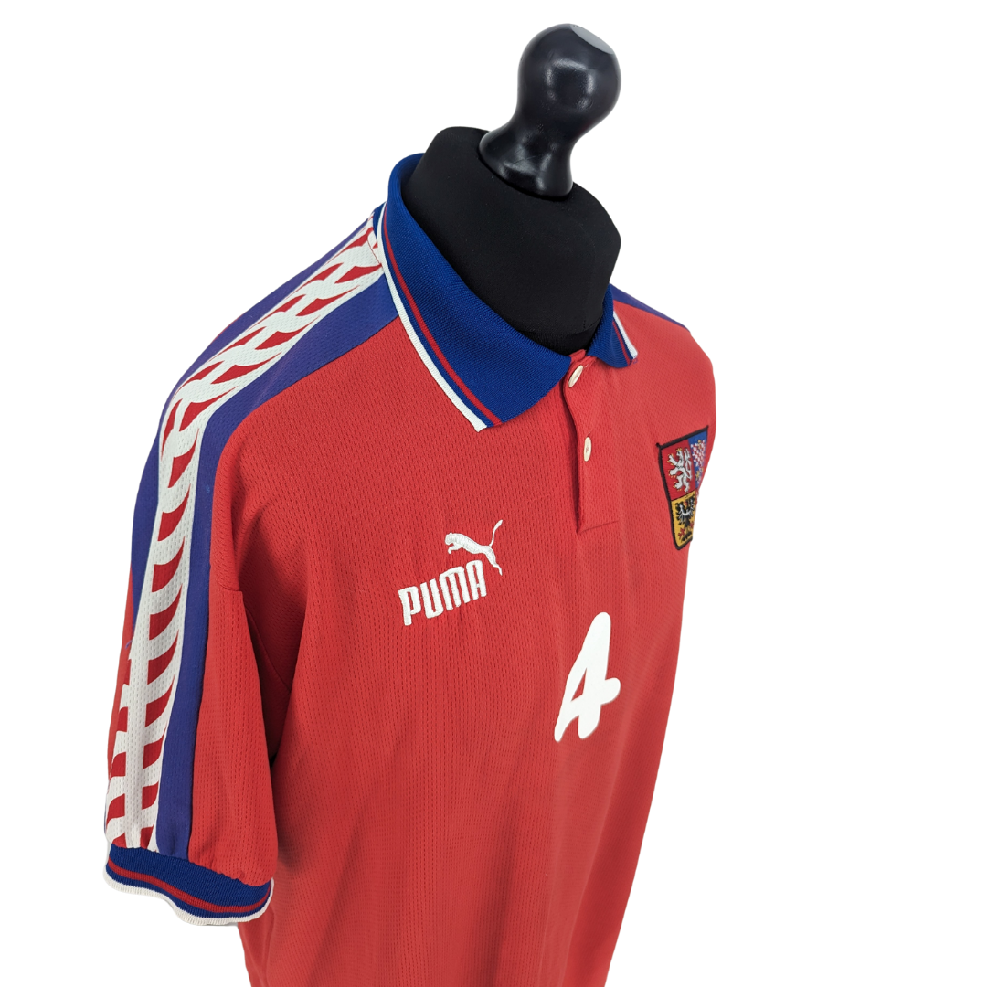 Czech Republic home football shirt 1996/98 - (XL)