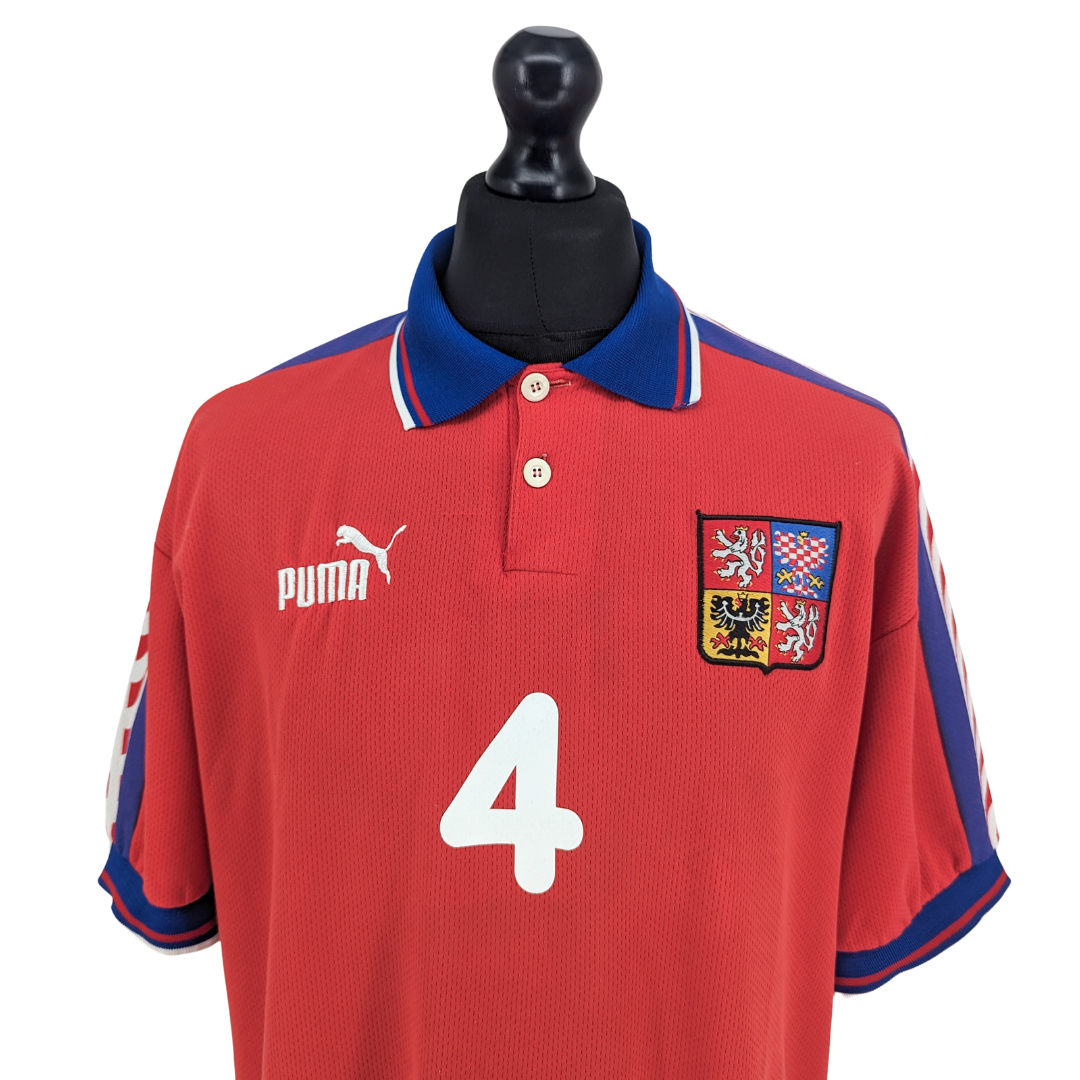 Czech Republic home football shirt 1996/98 - (XL)