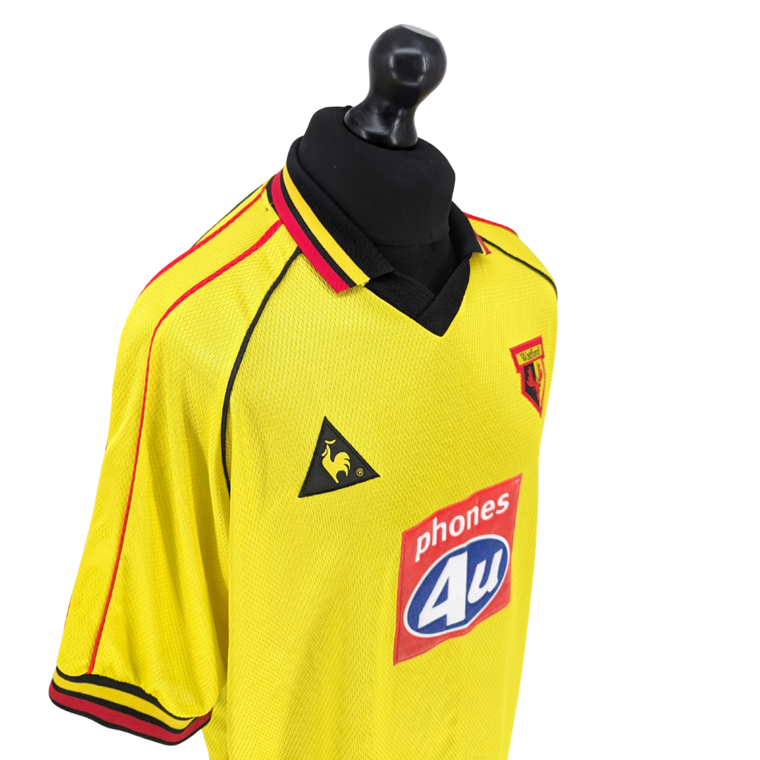 Watford home football shirt 1999/01 - (L)