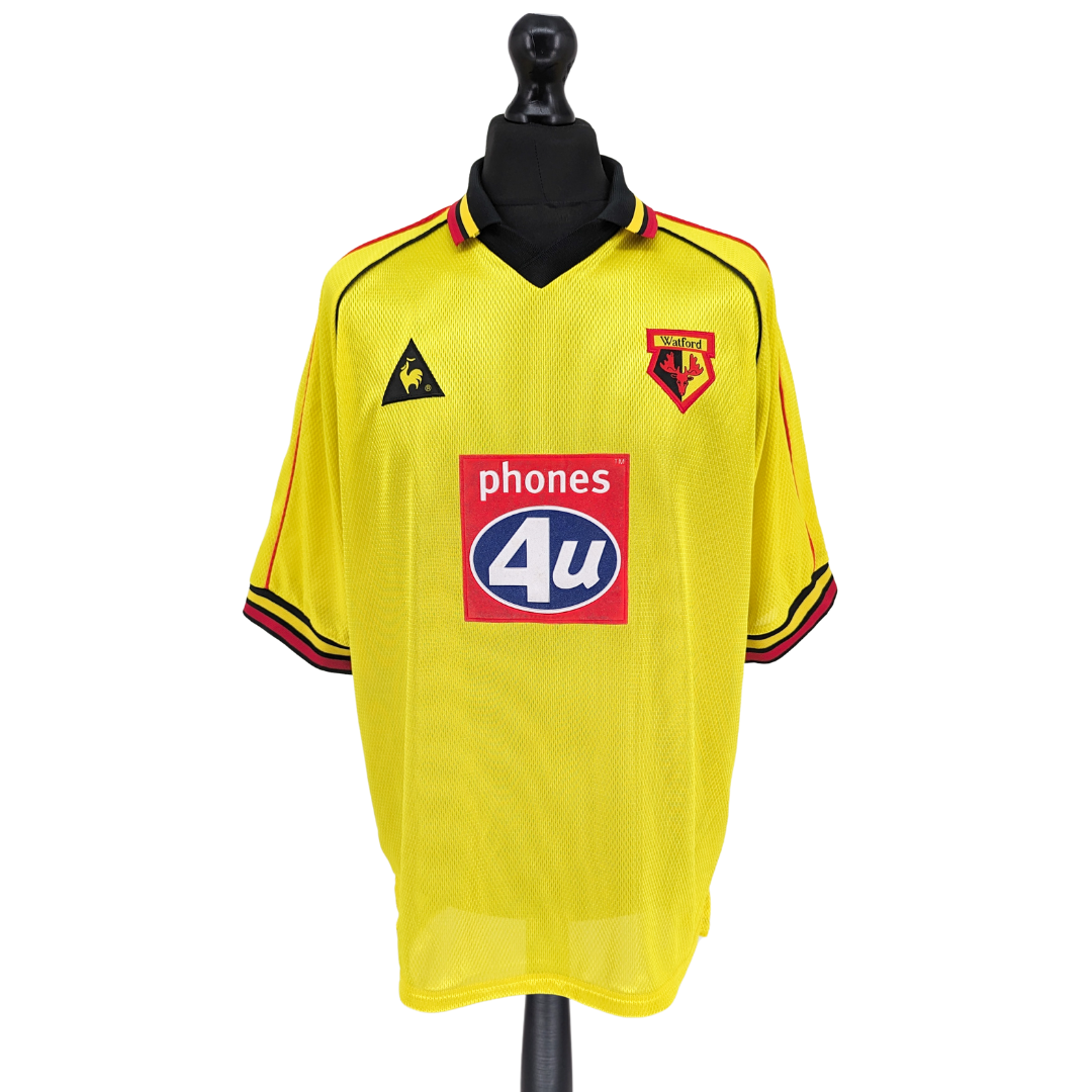 Watford home football shirt 1999/01 - (L)