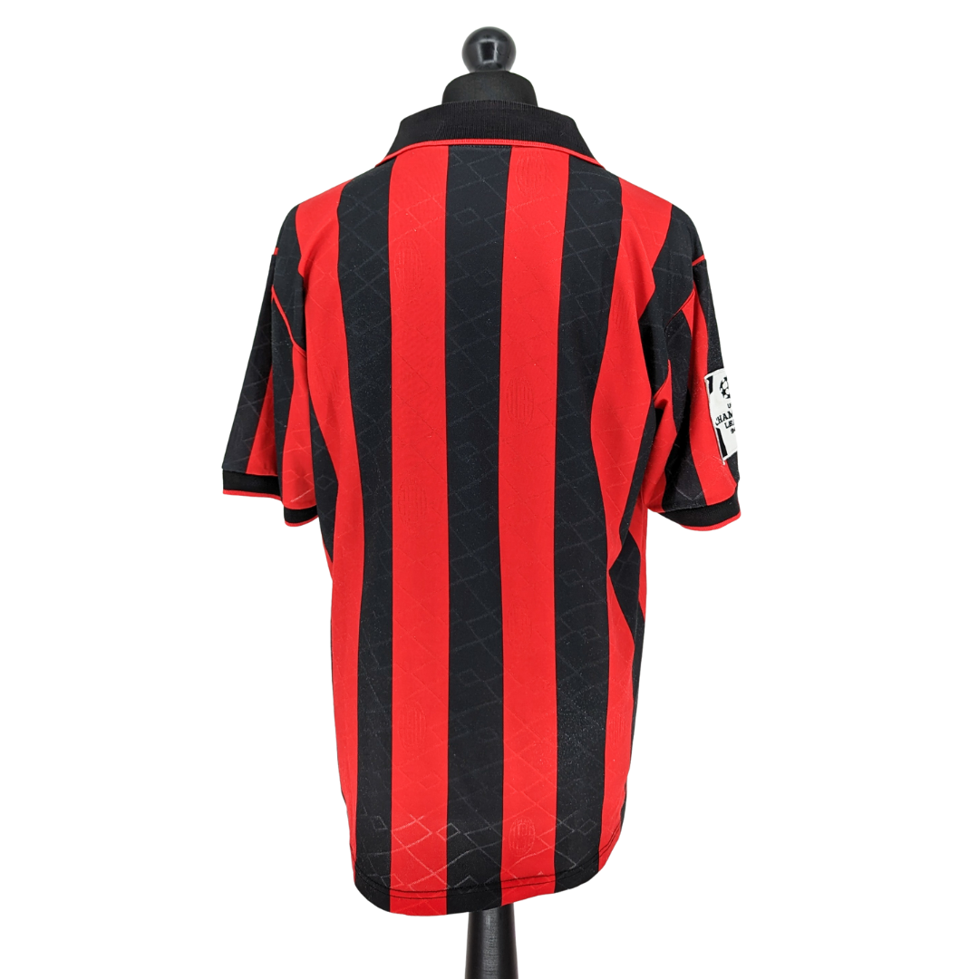 AC Milan european home football shirt 1994/95