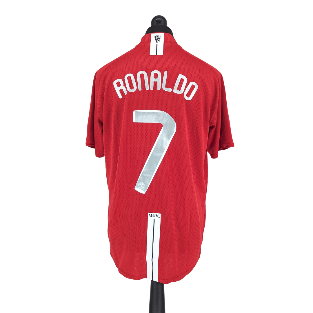 2007-08 Manchester United Nike Home Shirt Ronaldo 7 L (Excellent)