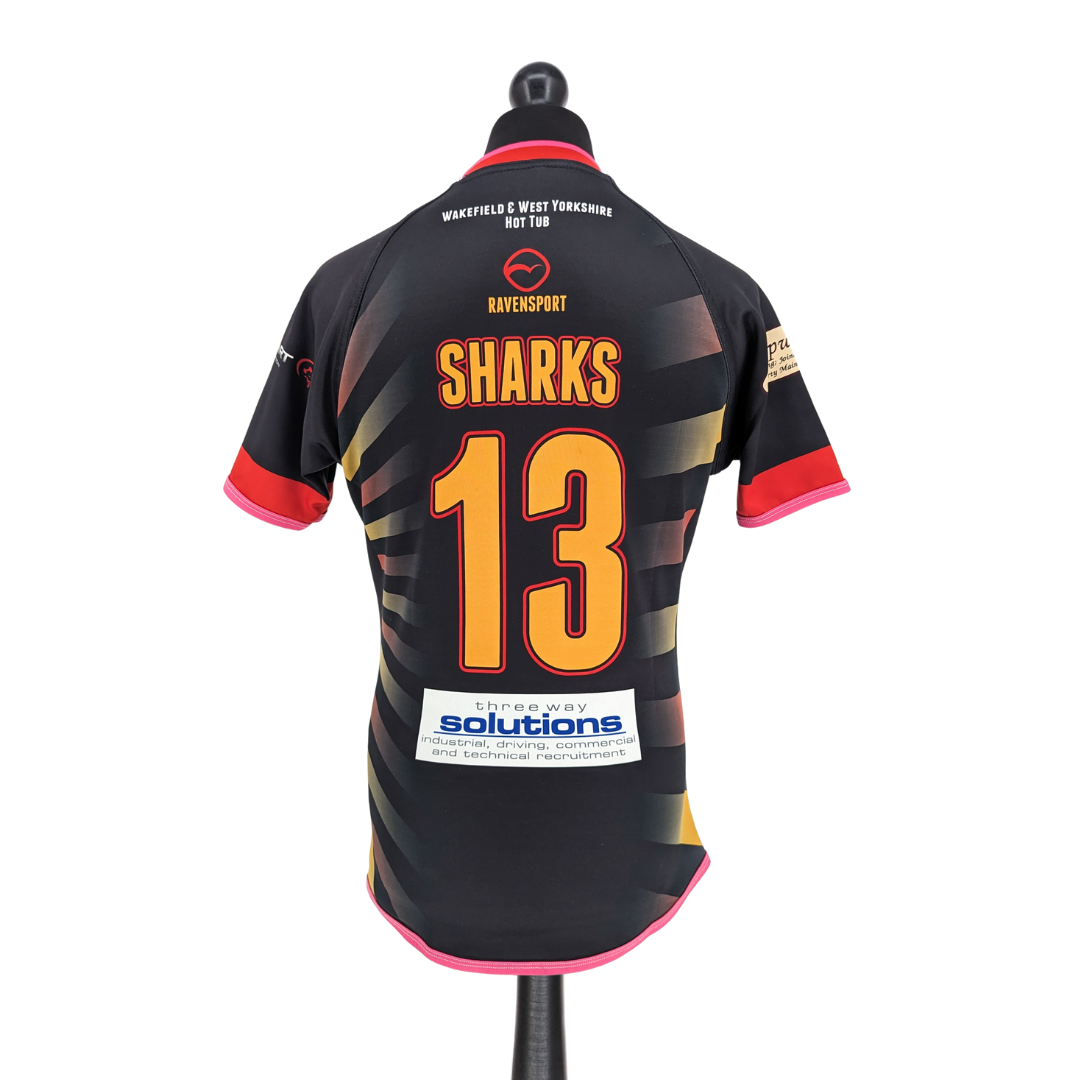 Shaw Cross Sharks home rugby shirt 2017 - (S)