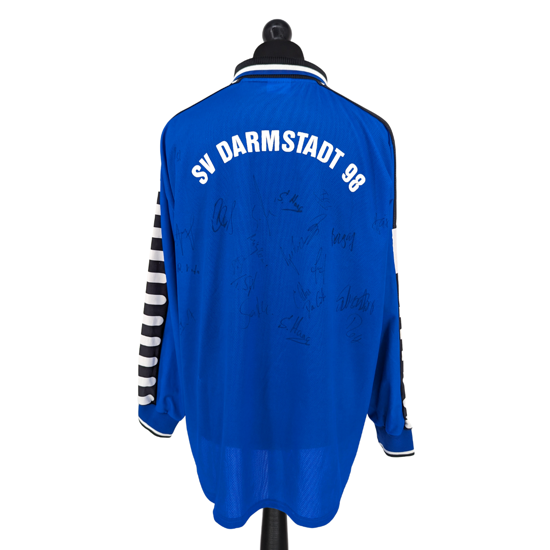 Darmstadt signed home football shirt 2001/02