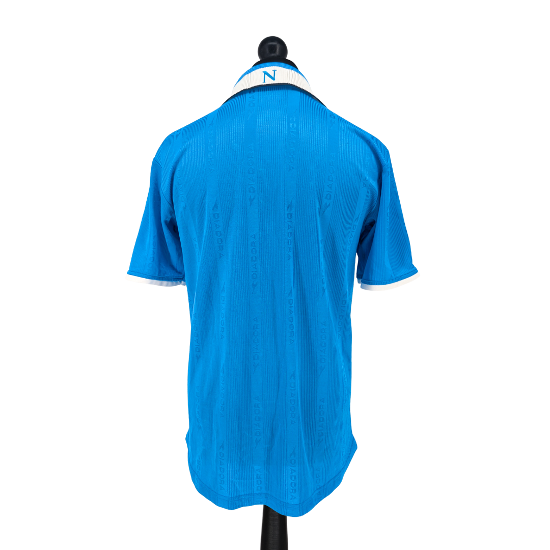 Napoli home football shirt 2001/02 - (L)