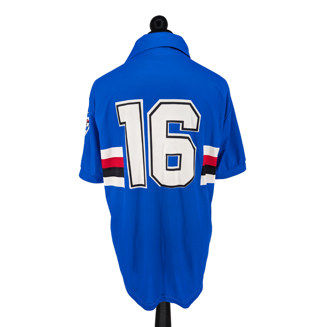 Sampdoria home football shirt 1991/92 - (XXL)