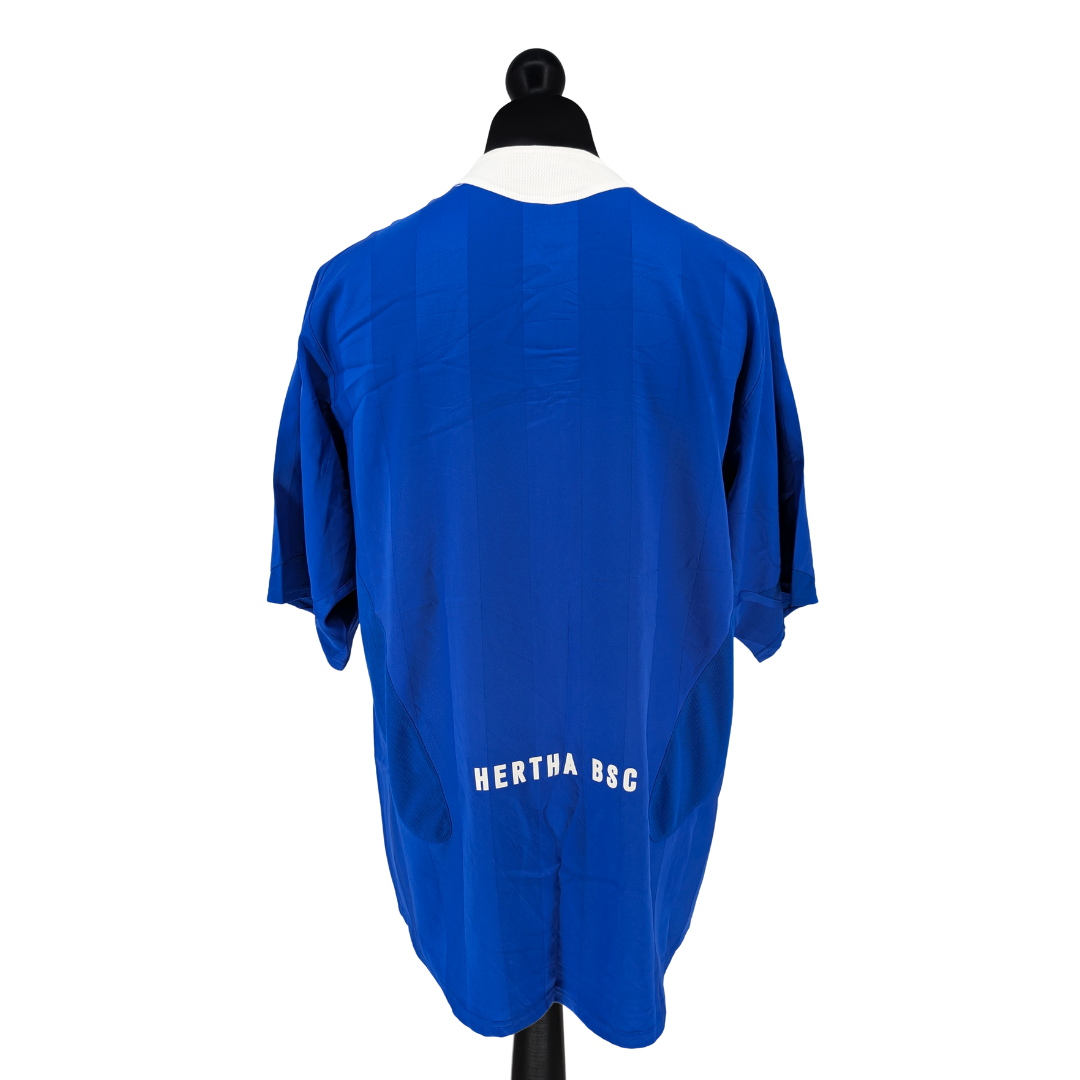 Hertha Berlin signed home football shirt 2005/06 - (XL)