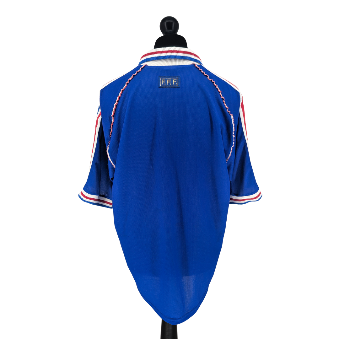 France 'Pour Toi Zinedine Zidane' home football shirt 1998/00 - (XL)