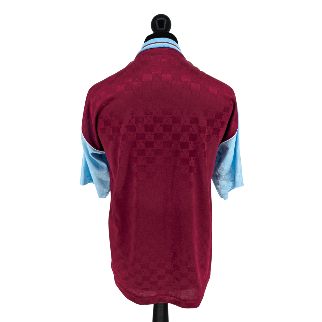 West Ham United home football shirt 1990/91 - (M)