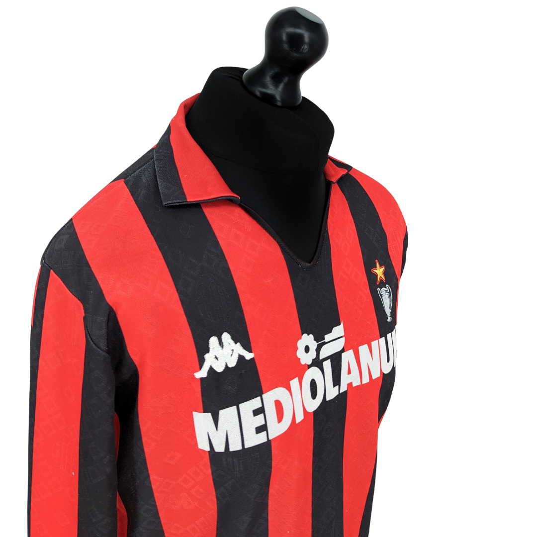 AC Milan home football shirt 1989/90 - (M)