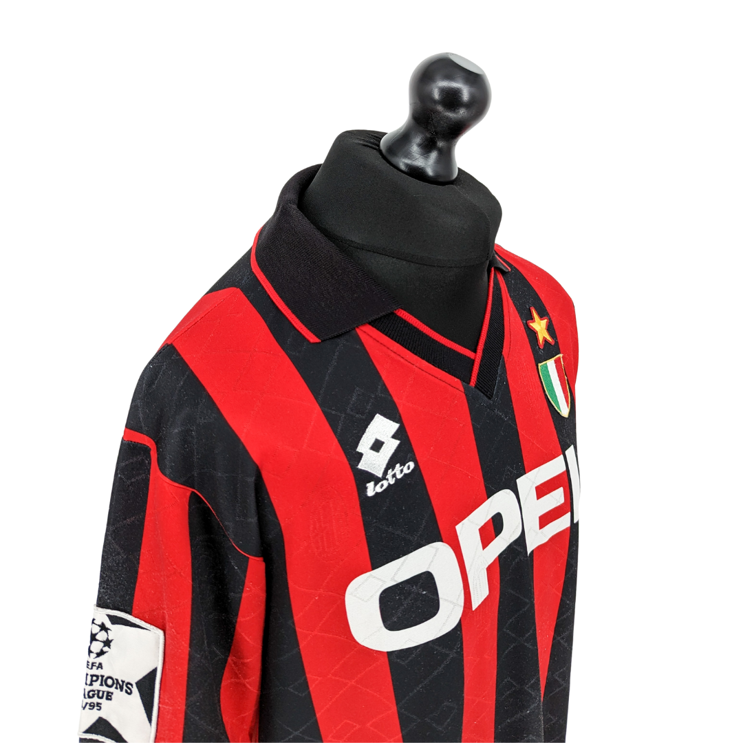 AC Milan european home football shirt 1994/95