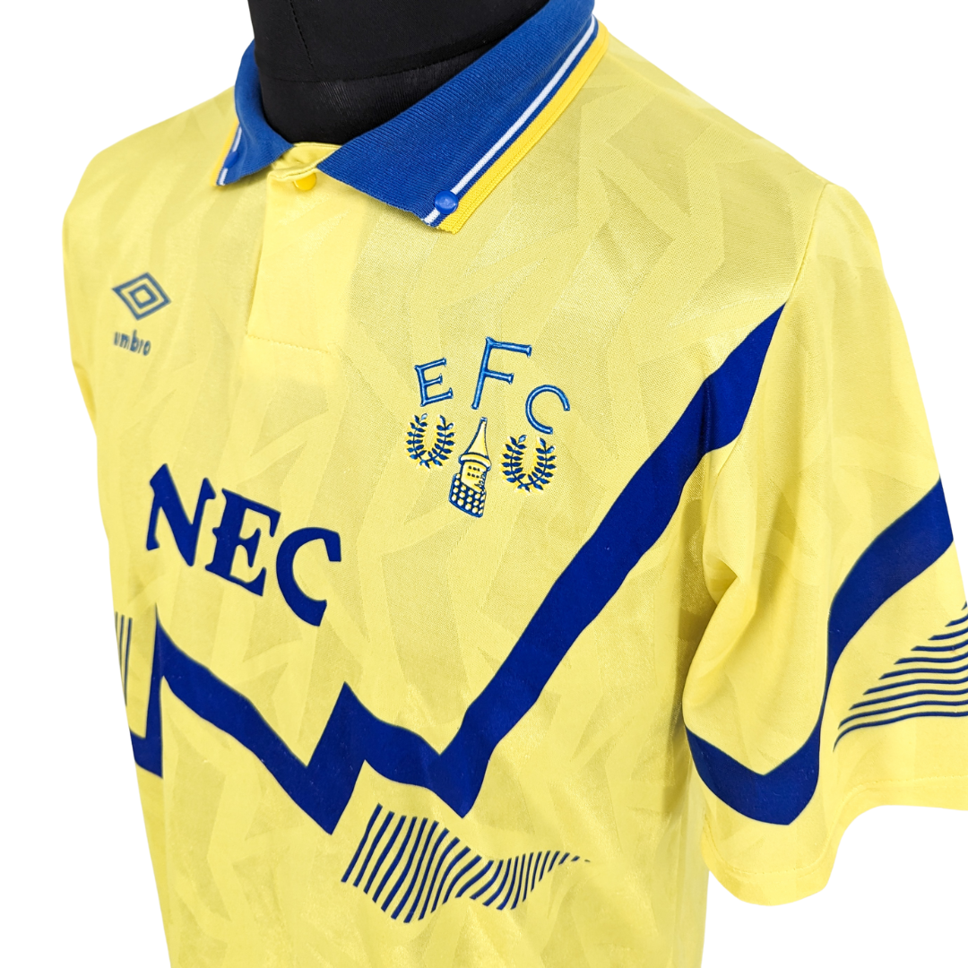 Everton away football shirt 1990/92